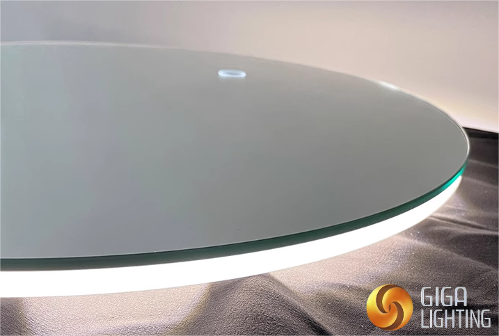 CE-förmige Badezimmerspiegel, beleuchteter intelligenter Spiegel mit Lichtern, kreativer Wolkenspiegel, Waschraum-Wandmontage, unregelmäßig leuchtender Make-up-Spiegel