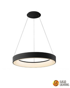 Original minimalistische LED-Ring-Pendelleuchte, kreative runde Kronleuchter-Leuchten